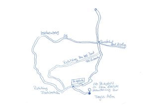Anfahrt Tregleralm